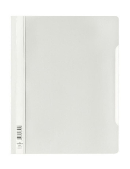 DOSIER FASTENER DURABLE 2570 A4 TRANSP BLANCO