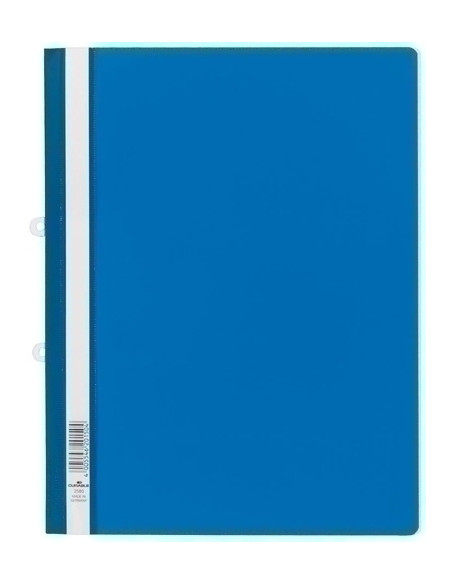 DOSIER FASTENER DURABLE 2580 A4 TRANSP AZUL