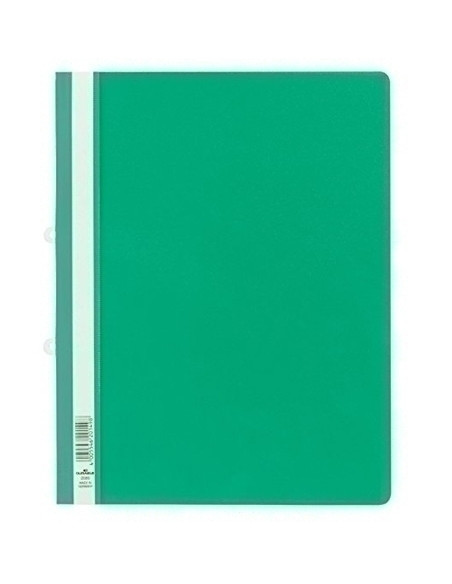 DOSIER FASTENER DURABLE 2580 A4 TRANSP VERDE