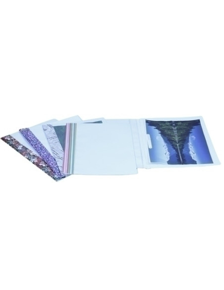 DOSIER FASTENER IBERPLAS DISEÑO FASTENER BLANCO  DISEÑOS SURTIDOS