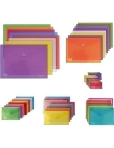 DOSIER SOBRE GRAFOPLAS PP MULTILINE VELCRO A6 NARANJA