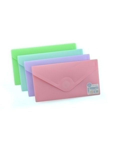 DOSIER SOBRE OFFICE BOX PP V-LOCK RECIBOS BLUSH SURTIDO 4 col