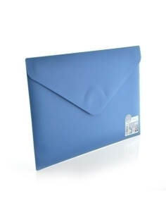 DOSIER SOBRE OFFICE BOX PP VELCRO A5 VITAL COLORS AZUL