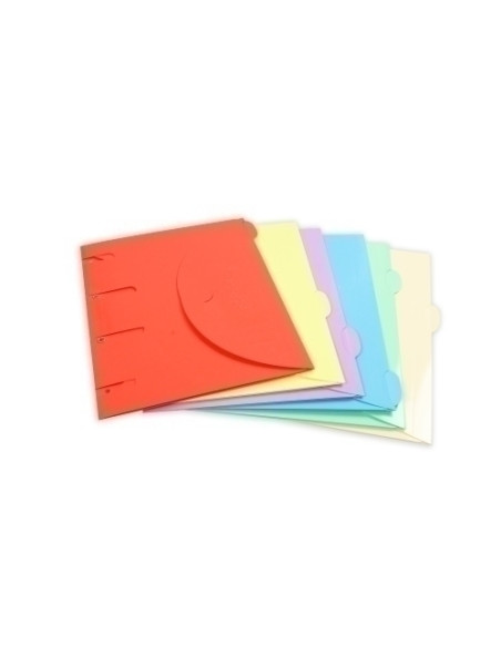 DOSIER SOBRE TARIFOLD SMARTFOLDER CARTON VELCRO A4 4 TALADROS SURTIDO PACK de 6
