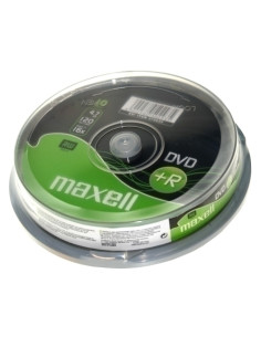 DVD R MAXELL 47GB 16x SPINDLE DE 10 Incluye Canon LPI de 210  M160