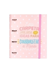 ERIK 2021-CAROUGE CARPETA F 4 ANILLAS MIXTAS 35 mm CON GOMA