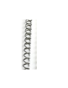 ESPIRAL METALICA paso 64 51  PLATA  6 mm CAJA de 200