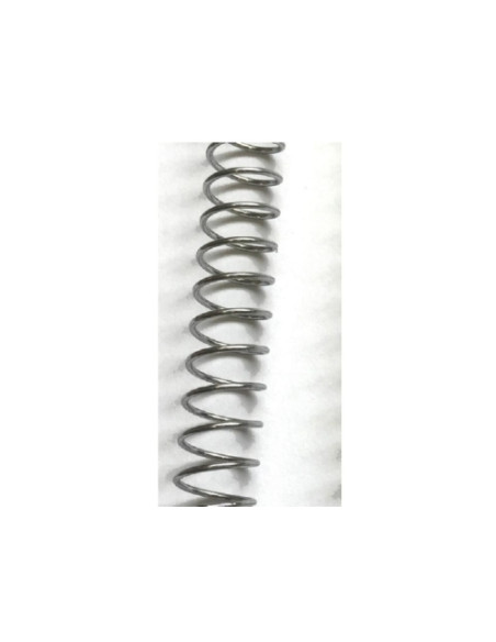 ESPIRAL METALICA paso 64 51  PLATA 18 mm CAJA de 100
