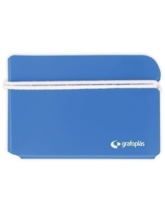ESTUCHE PORTA MASCARILLA GRAFOPLAS PP AZUL CIELO
