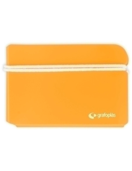 ESTUCHE PORTA MASCARILLA GRAFOPLAS PP MANDARINA