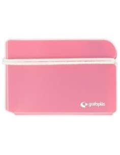 ESTUCHE PORTA MASCARILLA GRAFOPLAS PP ROSA