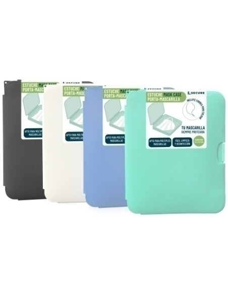 ESTUCHE PORTA MASCARILLA XSECURE 105x130 mm AZUL