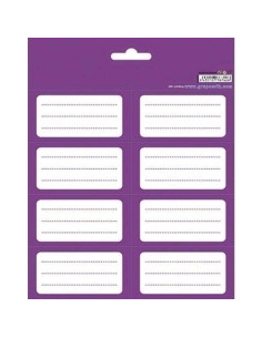 ETIQUETA ESCOLAR ERIK 158x20 COLOR PURPLE