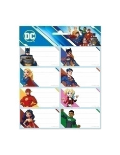 ETIQUETA ESCOLAR ERIK 158x20 DC COMICS BATMAN