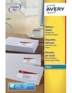 ETIQUETAS ADHIMPRAVERY A4 BLANCA CROMOS INKJET CAJA 25h 991x677 mm 200 udsJ8165
