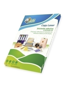 ETIQUETAS ADHIMPRTICO A4 COPY LASER CAJA 100h 485x254 mm 4000 udsLP4W-4825