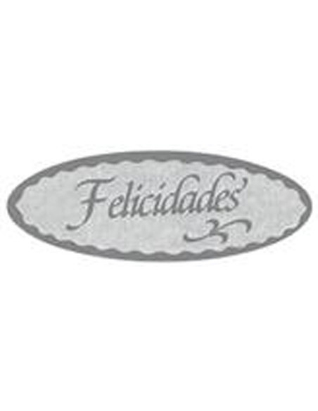 ETIQUETAS REGALO ADH ROLLO  500 uds  FELICIDADES
