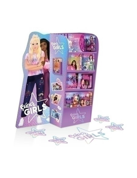 EXPOSITOR DE SUELO SUPER GIRLS