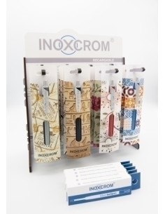 EXPOSITOR INOXCROM CANVAS FANTASY SURTIDO DE 30 24x BOLIGRAFO  6x RECAMBIO C2