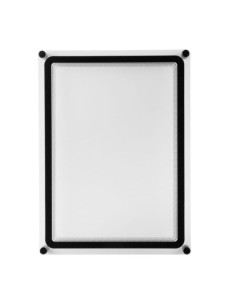 EXPOSITOR MURAL TARIFOLD A4 VERTICALHORIZONTAL CON MARCO MAGNETO TRANSPARENTE