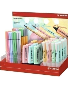 EXPOSITOR STABILO PASTEL 111 UNIDADES SURTIDO