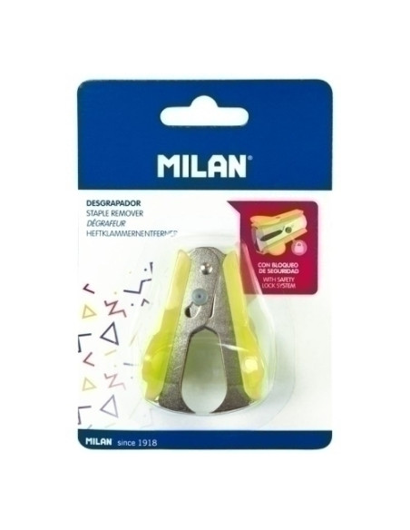 EXTRAGRAPAS MILAN PINZA SERIE ACID AMARILLO EN BLISTER