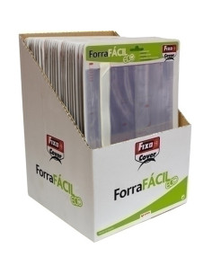 FORRO AJUSTABLE FIXO ECO PP TRANS 30 x 52 cm PACK de 5