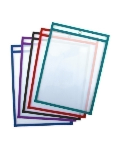 FUNDA COLORLINE ESCRIBE Y BORRA para FICHAS REUTILIZABLE