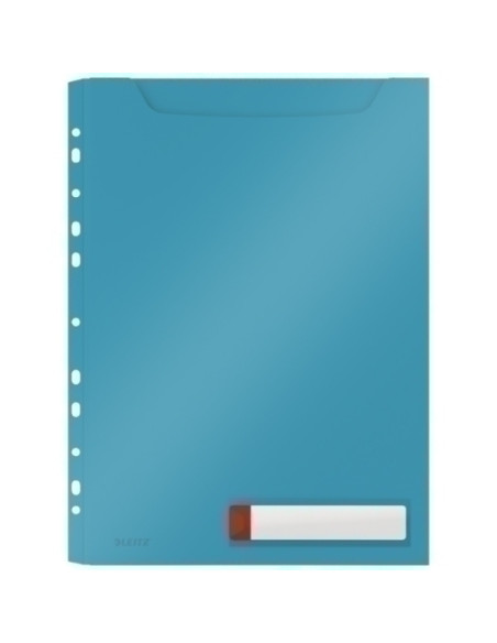 FUNDA MULTITALADRO LEITZ COSY GRAN CAPACIDAD PP OPACO A4 11 TALAZUL PACK de 3