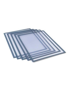 FUNDA PORTA CARTELES ROCADA MAGNETICA A3 VERTICALHORIZONTAL GRIS PACK de 5