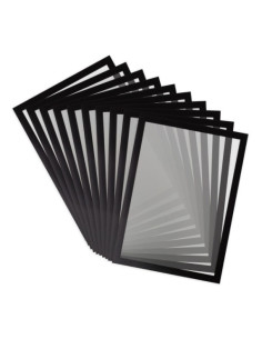 FUNDA PORTA CARTELES TARIFOLD MAGNETO PRO A4 VERTICALHORIZONTAL NEGRO BOLSA DE 10