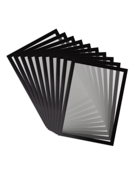 FUNDA PORTA CARTELES TARIFOLD MAGNETO PRO A4 VERTICALHORIZONTAL NEGRO BOLSA DE 10
