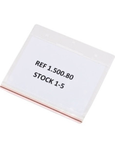 FUNDA SEÑALIZACION TARIFOLD LOGISTICA DRY POCKET ESTANCA HORIZONTAL A5 SIN GANCHO TRANSPARENTE CAJA DE 10