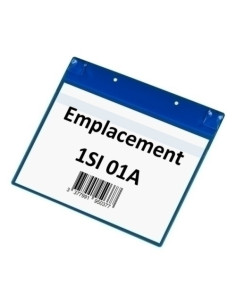 FUNDA SEÑALIZACION TARIFOLD NEODIMIO MAGNETICA A5 HORIZONTAL AZUL CAJA DE 5