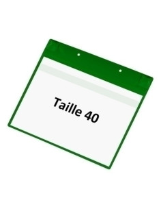 FUNDA SEÑALIZACION TARIFOLD NEODIMIO MAGNETICA A5 HORIZONTAL VERDE CAJA DE 5
