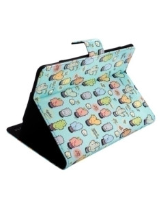 FUNDA TABLET SILVER HT CAMARA ROTATORY 360 UNIVERSAL 9 -104  CACTOOS GREEN METAL