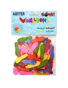 GLOBO VIVALLOONS AGUA SURTIDO BOLSA DE 100