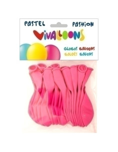 GLOBO VIVALLOONS FASHION PASTEL FUCSIA BOLSA DE 20