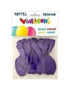 GLOBO VIVALLOONS FASHION PASTEL LILA BOLSA DE 20