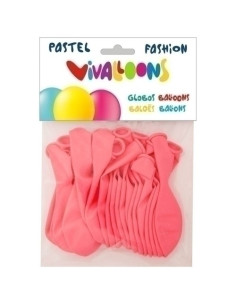 GLOBO VIVALLOONS FASHION PASTEL ROSA BOLSA DE 20