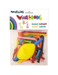 GLOBOS VIVALLOONS MOLDEABLES  INFLADOR 14702 BOLSA DE 10