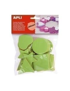 GOMA EVA  APLI FORMAS GEOMETRICAS MULTICAPA 25 UNIDADES