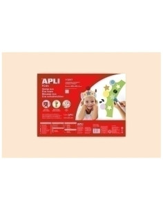 GOMA EVA APLI HOJA 40x60 cm PIEL CLARO PAQUETE de 5