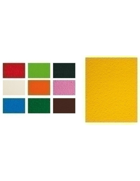 GOMA EVA TOALLA HOJA 40x60 cm BOLSA de 10 SURTIDO