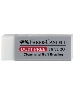 GOMA de BORRAR FABER-CASTELL 187120 PVC-FREE para LAPIZ  ud