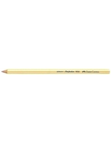 GOMA de BORRAR FABER-CASTELL PERFECTION 7056 con FORMA de LAPIZ PUNTA ROJA BLANDA ud