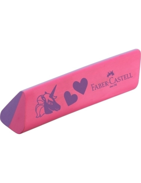 GOMA de BORRAR FABER-CASTELL UNICORNIO PVC-FREE DUST
