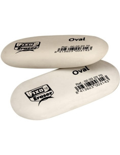 GOMA de BORRAR FIXO OVAL ud