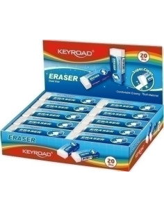 GOMA de BORRAR KEYROAD SURTIDO EXPOSITOR de 20