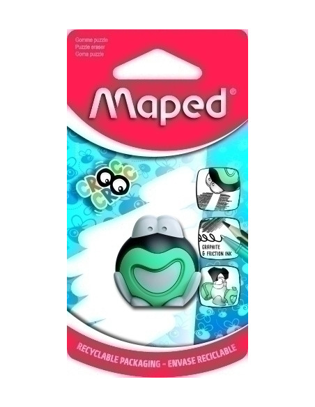 GOMA de BORRAR MAPED CROC CROC DUO RANITA BLISTER de 1